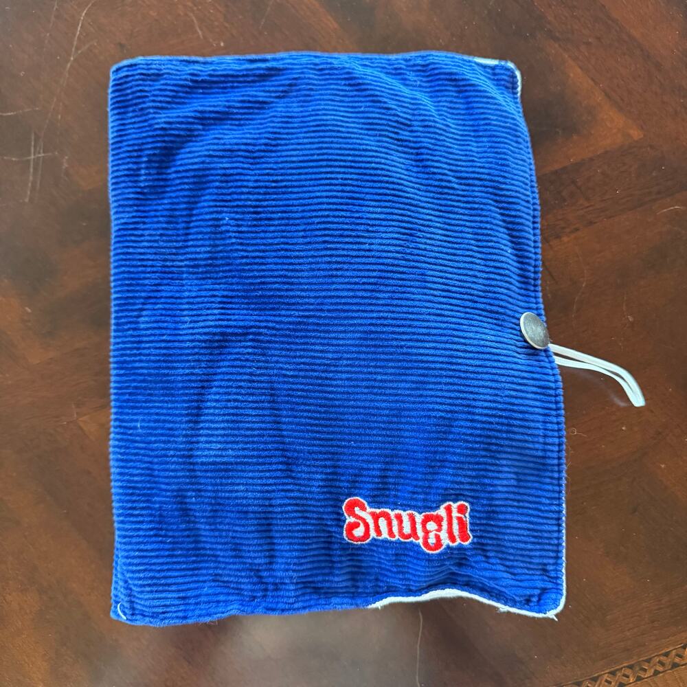 Vintage Snugli soft corduroy activity book Toddler Velcro counting‎ shapes 70s